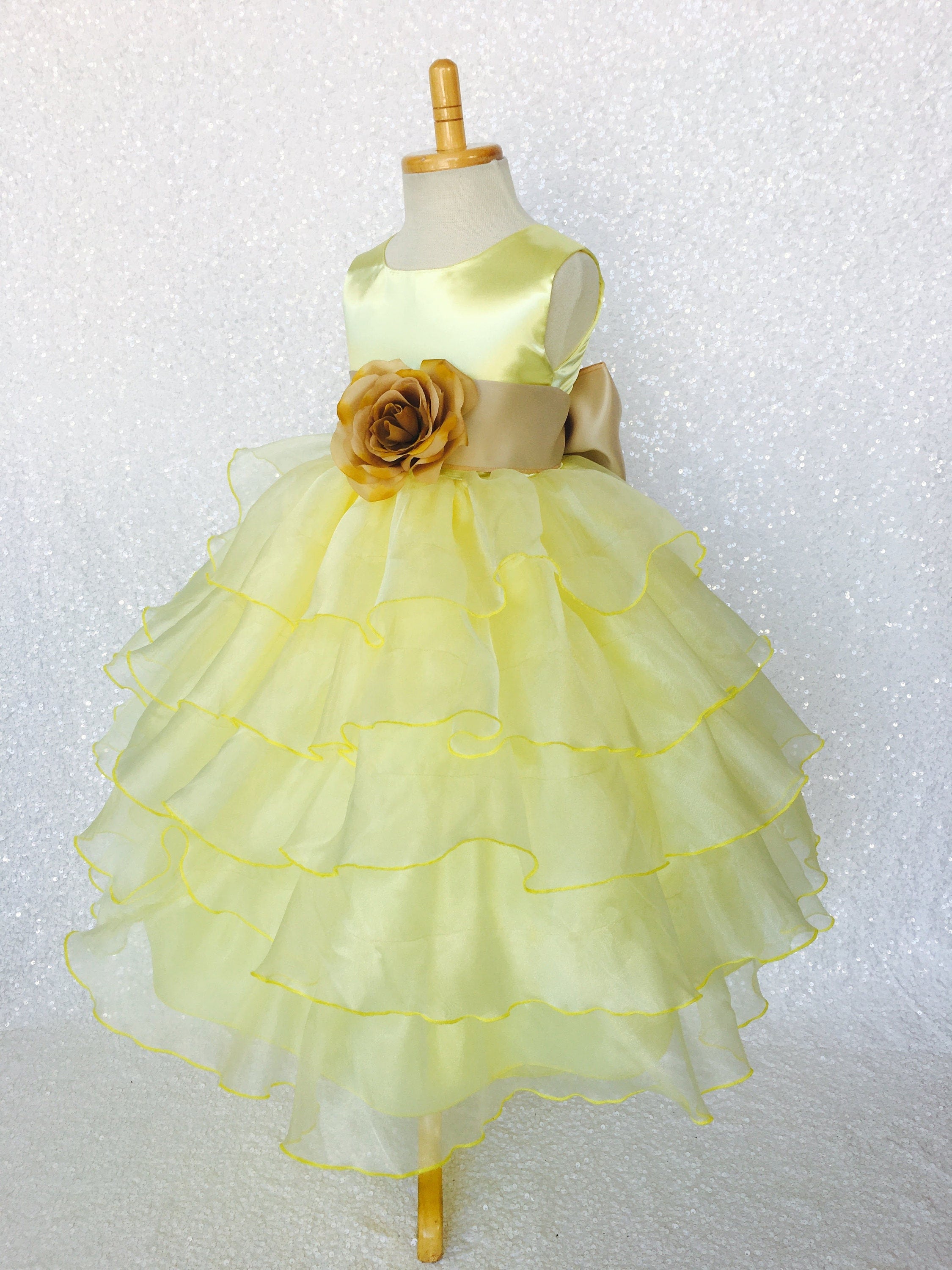 Canary yellow baby dress. Canary yellow baby dress.