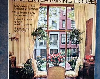 House Beautiful November 1968 Magazine The Entertaining House Issue