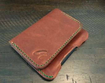 The Scribe Wallet - Moleskine XS Volant Notebook Card Case - Horween Leather