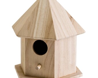Wooden birdhouse | Etsy