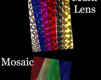 Vinyl Multi Lens and Mosaic-Self Adhesive Permanent-Outdoor Vinyl