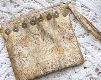 Coin Silk Clutch