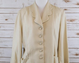 Vintage 1940s Linen Jacket