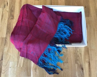 Hand woven scarf