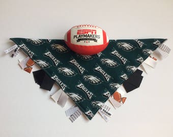 Philadelphia Eagles Baby Gift, Philadelphia Eagles Baby, Philadelphia Eagles Tag Blanket, Eagles Lovey Blanket