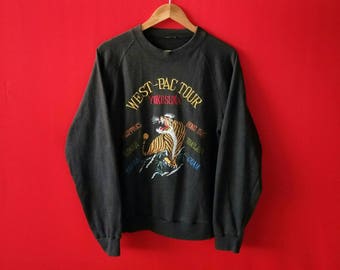 vintage westpac tour sweatshirt medium mens