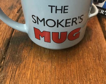 The Smoker's Mug Coffe Mug with built-in ash tray