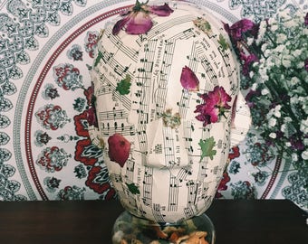 Vintage Mannequin w/ REAL Flowers