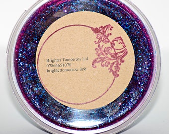 Slime Beautiful Mermaid Glittering Light Shifting Homemade(Jiggly /Jelly) Exclusive Stress Relieving 180 ml Container Brighter Tomorrow LTD