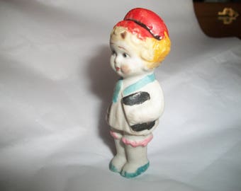 Vintage Charlotte Frozen Penny Doll 1940s Era
