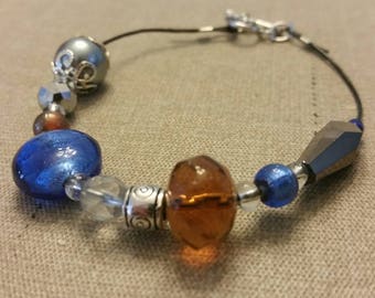 Harry Potter Bracelet - Ravenclaw - Blue and Bronze