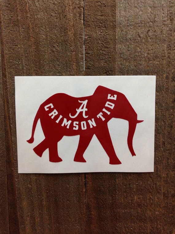 University of Alabama Crimson Tide Vinyl Decals