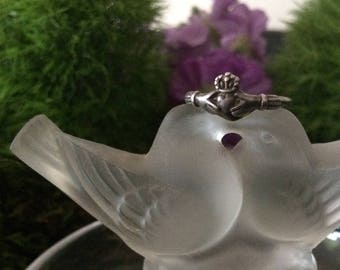 Vintage Silver Claddagh Ring in Sterling | Claddagh Ring | Silver Claddagh Ring | Wedding Ring