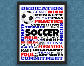 Soccer decor | Etsy