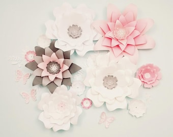Wall Decor Flowers 3d wall flower | etsy Wall Decor Flowers 3d wall flower | etsy
