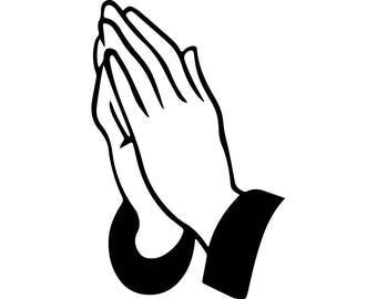 Pray#4 Prayer Hand Belief Faith Religion God Forgiveness Hope Person .SVG .EPS .PNG VectorSpace Clipart Digital Download Circuit Cut Cutting
