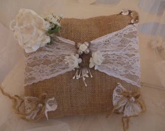 coussin alliance VINTAGE campagne chic