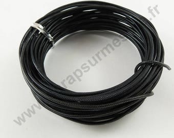 Aluminum wire Ø 2 mm - black - 1 m x