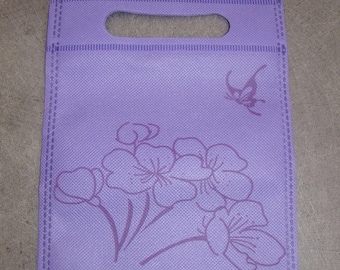 Pouch, wrapping cloth reusable 20 x 15 cm new purple color