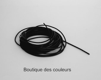 4 meter length of rubber full black 1.5 mm