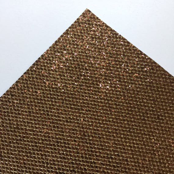 Brown Glitter Fabric Glitter Canvas Sparkle Fabric