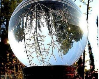 Beautiful 8 cm within 15 days rock crystal sphere