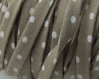 Liberty taupe dots 100% cotton 50 cm