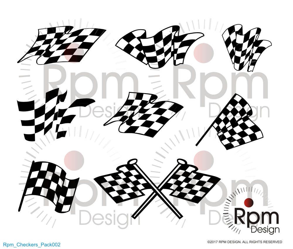 Checkered Flag SVG File Checker Flag SVG Racing SVG