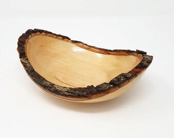 Sweet Gum Handcrafted Wood Bowl Natural Unique Handmade Decorative Home Decor Wood Art Special and Universal Gift for Home Office Business