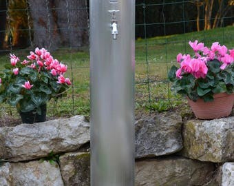Natural zinc Misterzinc poppy garden fountain