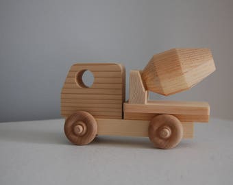 Wooden Toy Cement Truck