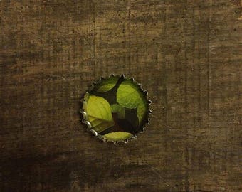 Magnet gift lime leaves