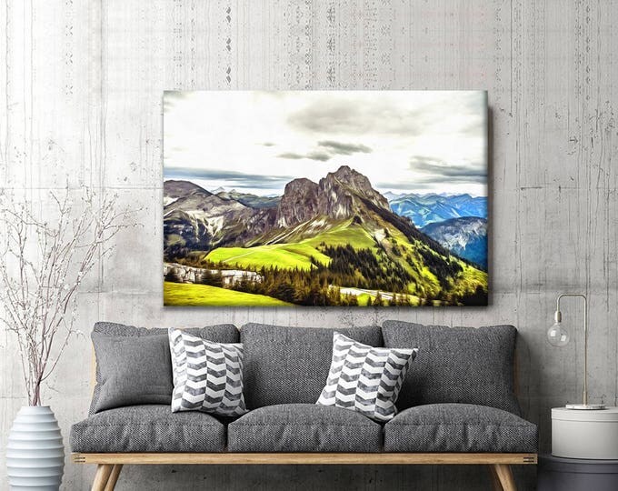 Rocky mountains wall art, mountains print, Nature poster, Wall Art, Canvas Print, Room decor, Landscape picture, Gift, Gift for her