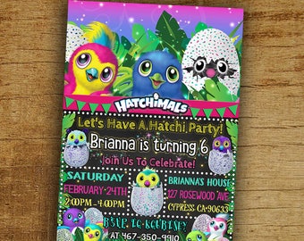 Hatchimal Invitation 