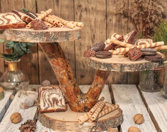 Wood Cake Stand Wood Cake Stand