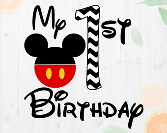 Download Mickey birthday | Etsy