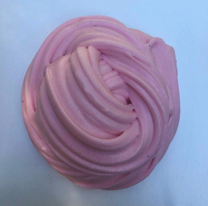 Pink Rose Fluffy Slime