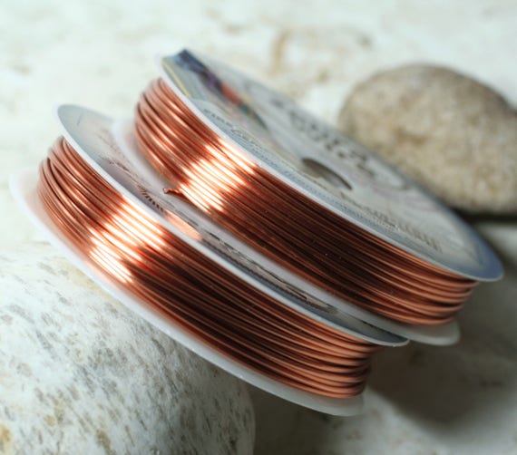 Copper wire 18g thick 10 yds/9mm item ID ZW18G