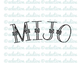 Baby Boy SVG, MIJO, word art, cut file for silhouette or cricut, spanish word, newborn svg, first birthday svg, my son, dxf, jpg, eps, png