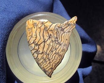 25% OFF Sale Hell's Canyon Petrified Wood Cabochon - Classic Herringbone Pattern
