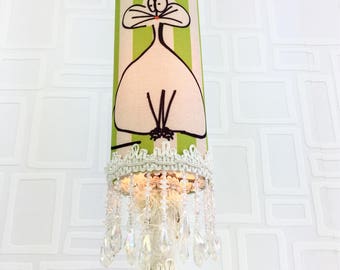 Lampe de table/veilleuse/lampe chat /lampe verte/chambre enfant /unique /chat / cat lamp/les lampes de marie