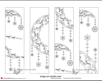 4 printable mandala coloring bookmarks 020 moonhalloween bookmarksbat bookmarks - Halloween Bookmarks To Color 4 printable mandala coloring bookmarks 020 moonhalloween bookmarksbat bookmarks - Halloween Bookmarks To Color
