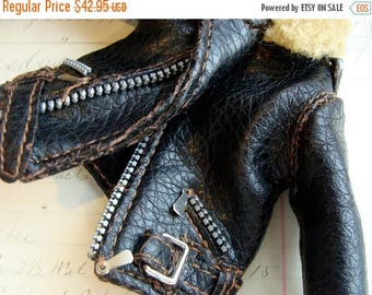 ONSALE Blythe Coat Faux Leather Jacket for Blythe Jacket fits Blythe, Barbie and Pullip Very Detailed Steampunk Blythe