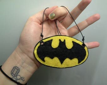 CLEARANCE Necklace Pop Culture Comics Batman Symbol