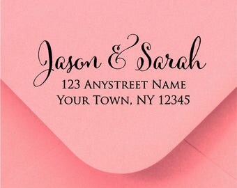Personalized Self Inking Return Address Stamp - self inking address stamp - Custom Rubber Stamp R269