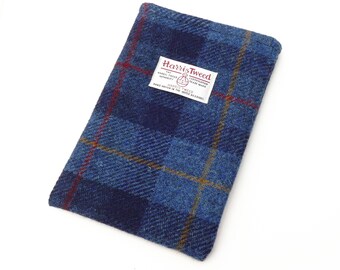 Navy Kobo Vox - Kindle sleeve in HARRIS TWEED, Handmade in Scotland