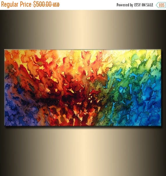 Modern Abstract Painting Contemporary Gallery Art On Canvas