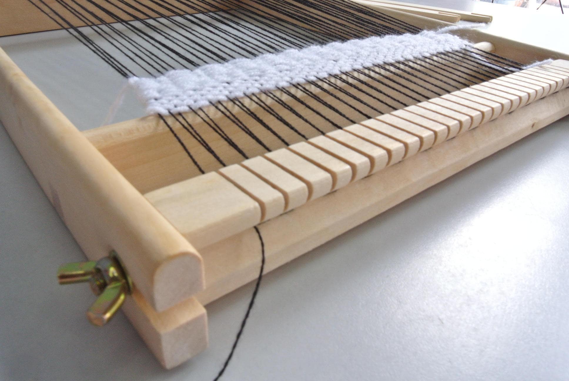 weaving Loom with tote bag,heddle bar, 20 x 40 CM., weaving kit