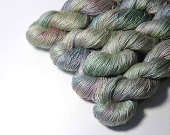 Silk Baby Camel Lace in Iridescence - One of a Kind