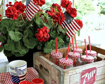 Vintage Wood Soda Crate | 7-UP Soda Crate | Wood Crate | Wood Tray